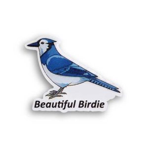 Beautiful Birdie Bluejay Ball Marker