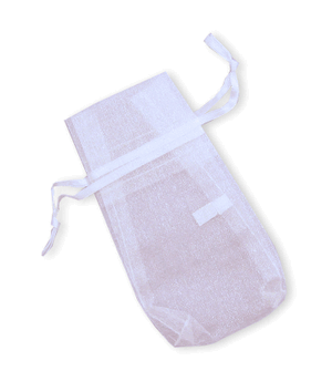 Organza Pouch White