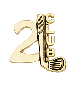 2 Club Pin