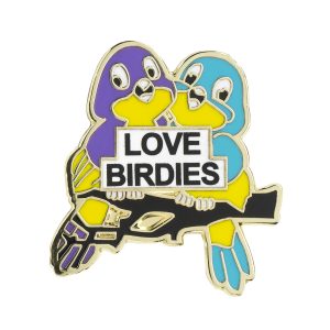 Birds On Branch Birdie Pin