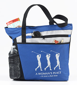 Ladies Golf Zippered Tote