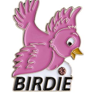 Pink Birdie Pin