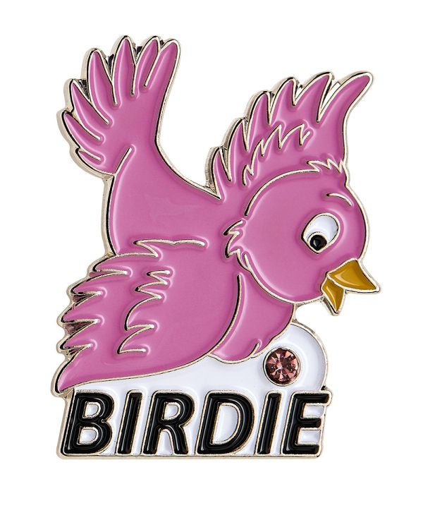 Pink Birdie Pin