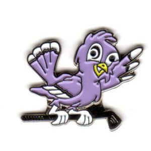 Purple Birdie Pin