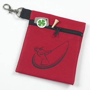 Golf Lady Clip-on Pouch