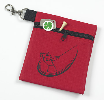 Golf Lady Clip-on Pouch